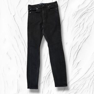 Gap Universal Leggin jeans womens sz 8/29LONG hi rise black stretch deniM